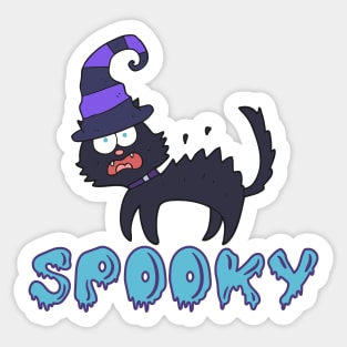 SPOOKY CAT Sticker